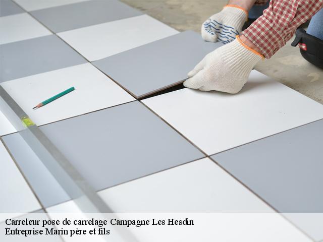 Carreleur pose de carrelage  campagne-les-hesdin-62870 Entreprise Marin père et fils 