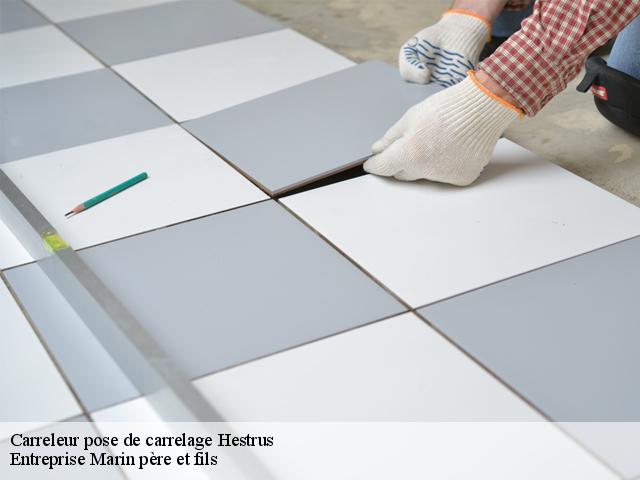 Carreleur pose de carrelage  hestrus-62550 Entreprise Marin père et fils 